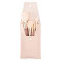 Kit de Brochas de Maquillaje Efecto Cristal (5 piezas)